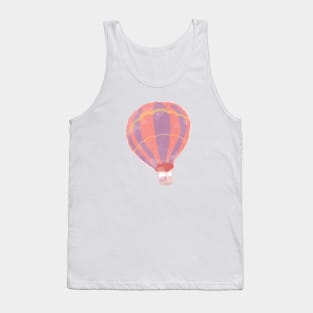 Hot Air Balloon in Watercolor Tank Top